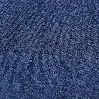 Twin Blue Plush Fleece Sherpa Reversible Blanket