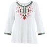 Collections Etc Multi Embroidered Tunic - 4 of 4