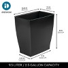 Small Rectangular Bathroom Trash Cans - Set of 4 - Made in USA - 3 of 4