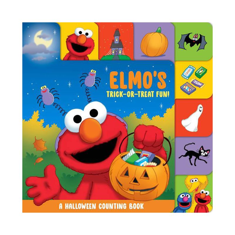 Elmo's Trick-Or-Treat Fun!: A Halloween Counting Book (Sesame Street) - by  Andrea Posner-Sanchez (Board Book), 1 of 2
