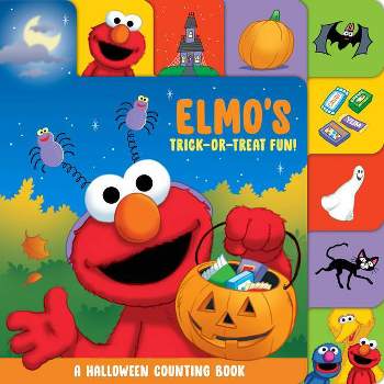 Elmo's Trick-Or-Treat Fun!: A Halloween Counting Book (Sesame Street) - by  Andrea Posner-Sanchez (Board Book)