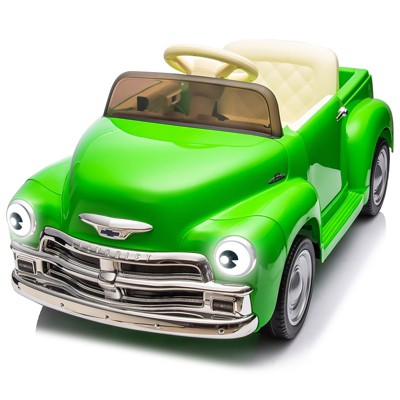 12V Kids Ride On Car, Licensed Chevrolet 3100 Pickup Battery Powered Electric Vehicle with Remote Control