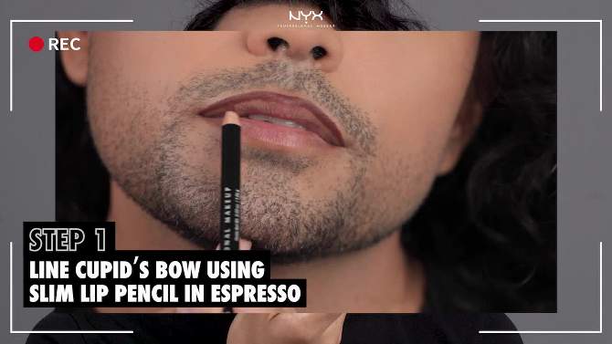 NYX Professional Makeup Long-Lasting Slim Lip Pencil - 0.03oz, 2 of 13, play video