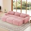 KWPZQEB Modular Sofa, Modern Plush Sectional Sofa with Deep Seat & Pillows, 2/3/4-Seater Comfy Couches w/ Anti-Slip Design for Living Rooms, 4 Color - 2 of 4