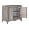 Treasure Trove Accents 2 Door Cabinet Carbondale Gray: Pine Material, No Assembly, Divided Storage - 4 of 4
