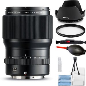 FUJIFILM GF 110mm f/2 R LM WR Lens 600018568 - 6PC Starter Accessory Bundle - 1 of 4