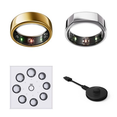 Oura Ring Gen3 Heritage Black Us7 : Target