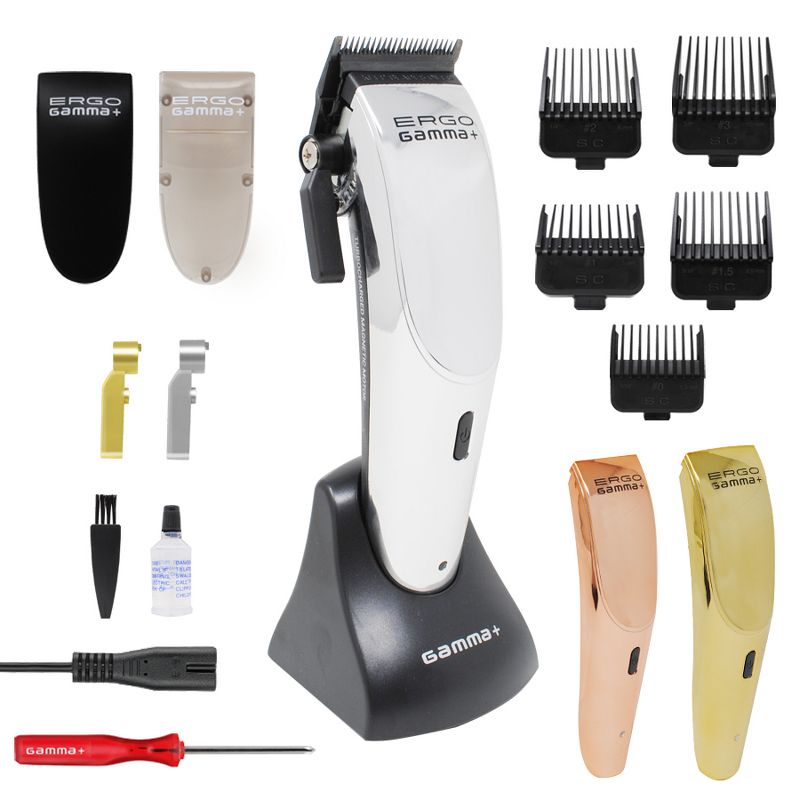 GAMMA+ Ergo Professional Microchipped Magnetic Motor Modular Cordless Hair Clipper, 5 of 8