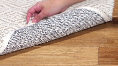 Augustine Boho-Mod Taupe & Cream Geometric Runner Rug - 2' x 8'