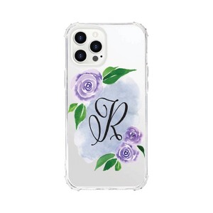 OTM Essentials Apple iPhone 15 Pro Max Monogram Clear Tough Edge Floral Script Case - 1 of 4