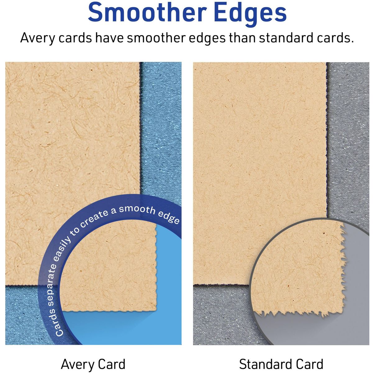 Avery Kraft Brown Postcards, 3-1/2" x 5" Rectangle Flourished Edge - thumbnail 7