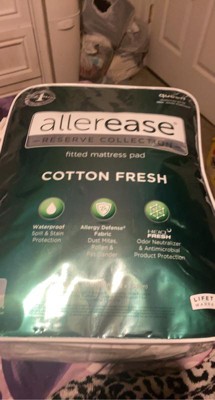 AllerEase  Cotton Fresh Antimicrobial Mattress Protector