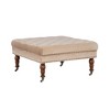 Isabelle Square Tufted Ottoman - Linon - 4 of 4