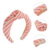 Unique Bargains Exquisite Pinstripe Straw Headband 1 Pc - 3 of 4