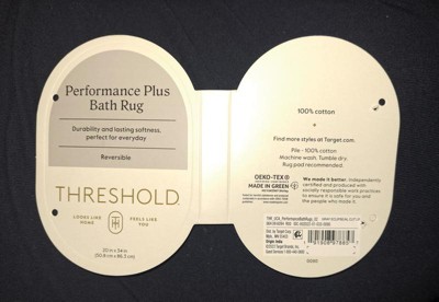 20x34 Performance Plus Cotton Reversible Bath Rug/Runner Light Green -  Threshold™