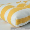 2 Pcs Set High Back Patio Chair Cushions, Tufted Rocking Chair Cushions - 4 of 4