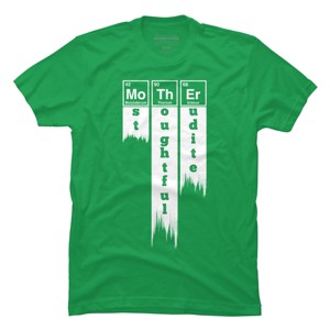 Men's Design By Humans Mother Most Thoughtful Erudite Periodic Table By Yernar T-Shirt - 1 of 2