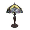 Chloe Lighting Adia Tiffany-Style Dark Bronze 1- Table Lamp 12 Inch Shade - 2 of 4