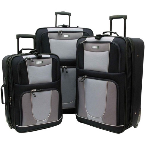 American Flyer Signature 4pc Softside Luggage Set - Brown : Target