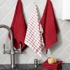 John Ritzenthaler Co. Ritz Variety 12-Pack Checked and Solid Kitchen Towel and Dish Cloth Set - 4 of 4