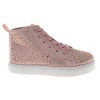 Kensie Girl Glitzy Girls Lace-Up High-Top Sneakers with Rhinestone Details (Toddler' Sizes) - 2 of 4