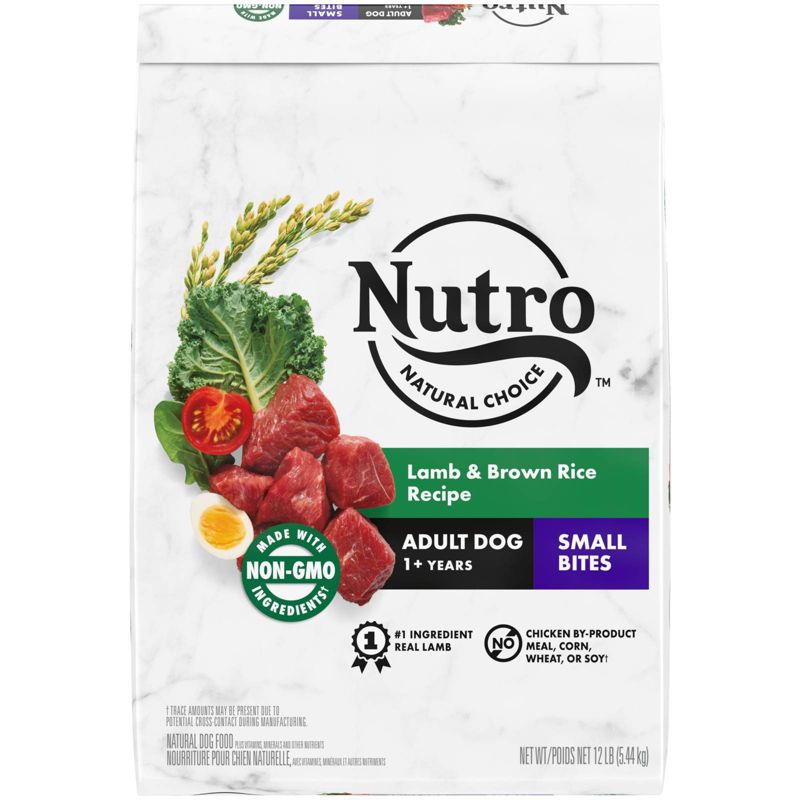 Nutro  Natural Choice Small Bites Lamb and Brown Rice Recipe Adult Dry Dog Food, 1 of 7