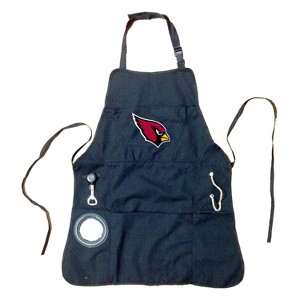Grill Apron, Black, Arizona Cardinals - 1 of 4