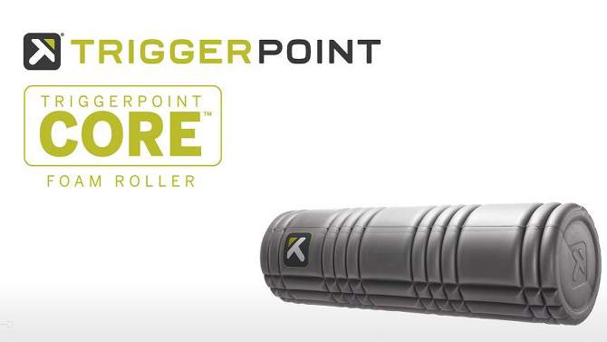 Trigger Point 18&#34; Solid Core Foam Roller - Gray, 2 of 8, play video