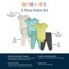 Onesies Brand Baby Neutral 6-Piece Onesies Bodysuits and Active Pant Set, Milk Dinner - 2 of 4