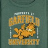 Women's - Garfield - Varsity Lightweight French Terry Wide Neck Long Sleeve Shirt - 2 of 4