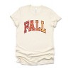 Simply Sage Market Varsity Fall Ombre Short Sleeve Tee - 2XL - Cream - 2 of 4