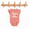 The Juniper Shop Mini Smiley Happy Times Flutter Sleeve Bodysuit - 2 of 4