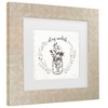 Trademark Fine Art - Janelle Penner Our Nest VIII Stay Awhile Matted Framed Art - 3 of 4