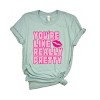 Simply Sage Market You're Like Really Pretty Lips Short Sleeve Tee - XL - Seafoam - 2 of 4