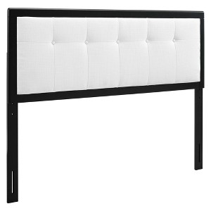 Modway Draper Tufted Full Fabric and Wood Headboard - 1 of 4