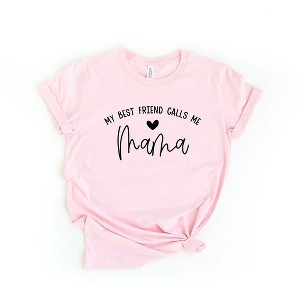 Simply Sage Market Women's My Best Friend Calls Me Mama Short Sleeve Graphic Tee - 1 of 3