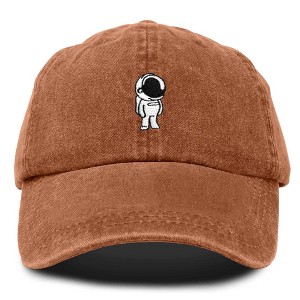 Dalix Astronaut Embroidered Alien Dad Hat Cotton Baseball Cap Adjustable Mens - 1 of 4
