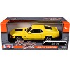 1970 Ford Mustang Boss 429 Yellow 1/24 Die cast Model Car by Motormax - 3 of 3