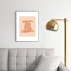 DirtyAngelFace Whats The Best That Could Happen 18"x24" Silver Metal Framed Art Print - Deny Designs - 2 of 3