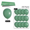 PartyWoo Balloons Sage Green Matte Dusty Olive Eucalyptus 12 Inch 50 pcs - 4 of 4