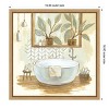 Amanti Art Sage Bathroom I by Silvia Vassileva Canvas Wall Art Print Framed 16 x 16-in. - 4 of 4