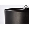 Elegant Lighting Miro Collection Pendant D20 H11.75 Lt:3 Vintage Black Finish - 4 of 4
