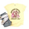 Simply Sage Market Women's America Football Athletics Club Short Sleeve Garment Dyed Tee - 3 of 4