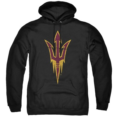 Men's Arizona State University Distressed Primary Pull-Over Hoodie