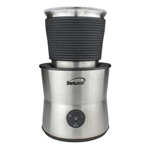 Brentwood 15 Ounce Cordless Electric Milk Frother, Warmer, and Hot Chocolate Maker in Stainless Steel - 1 of 4