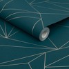 NEXT Scatter Geo Teal Wallpaper - image 3 of 4