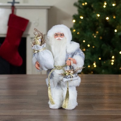 Large Thick White Faux Fur Christmas Hanging Gift Stocking Wondershop Target New 