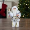 Northlight Winter Frost Santa Claus Standing Christmas Figure - 12" - 2 of 4