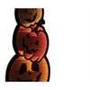 LED Jack-o-Lantern Ekkolight Triple Stack 35.5 Inch Height Spooky Decor By Melrose - 3 of 3