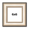 PosterPalooza | Square Contemporary Silver Picture Frame - UV Acrylic, Foam Board Backing, Hanging Hardware - 2 of 4